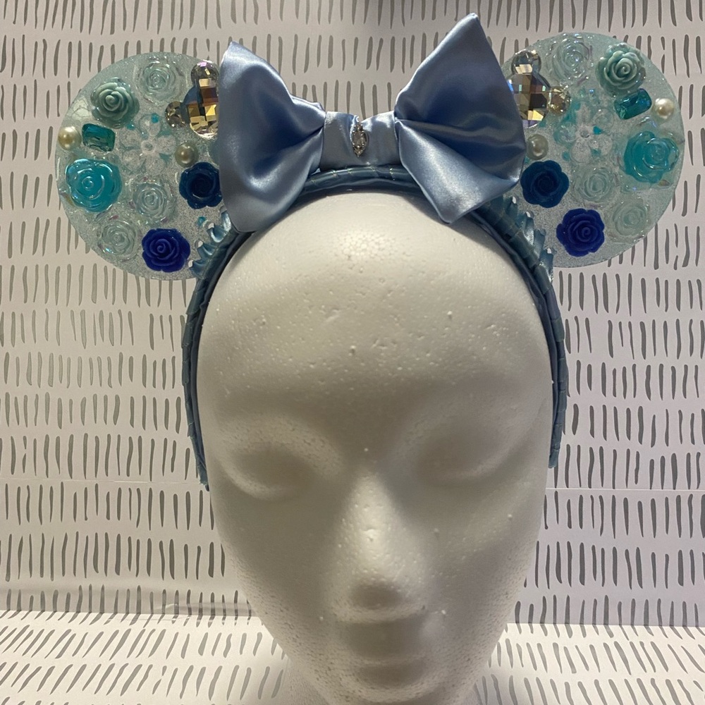 Crystal Mickey Head: Handmade Disney Ears